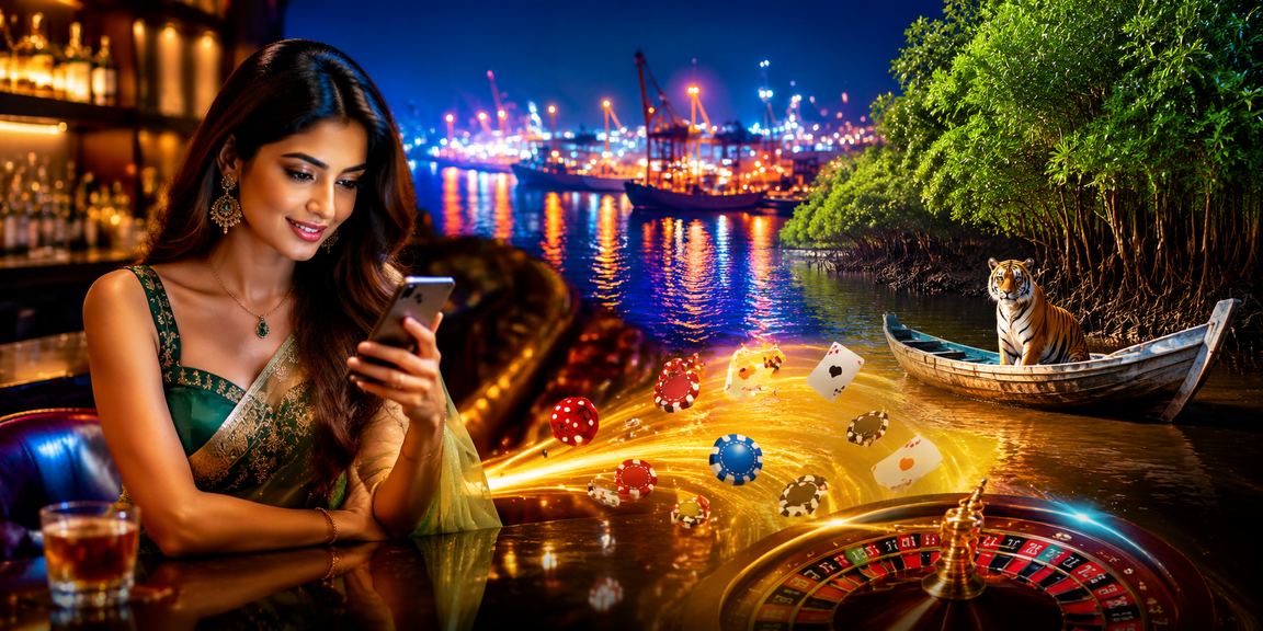 চট্টগ্রামের খেলোয়াড় স্মার্টফোনে ক্যাসিনো গেম খেলছেন